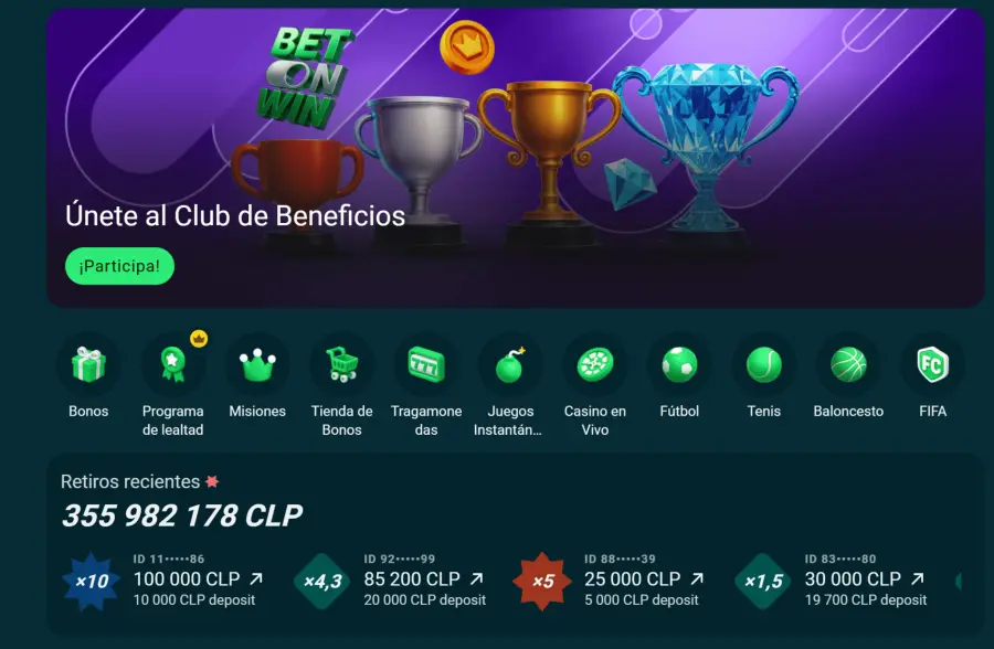 Bet on win casino